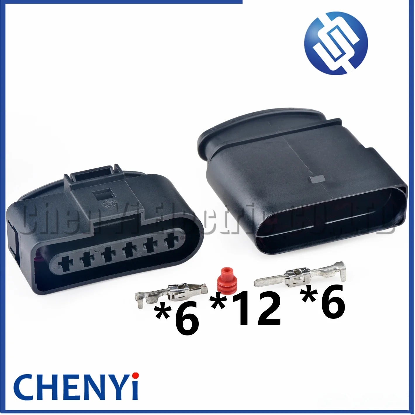 6 Pin 3.5mm female or male auto waterproof cable electrical pump connector ignition coil wire harness plug 1J0973726 1J0 973 726