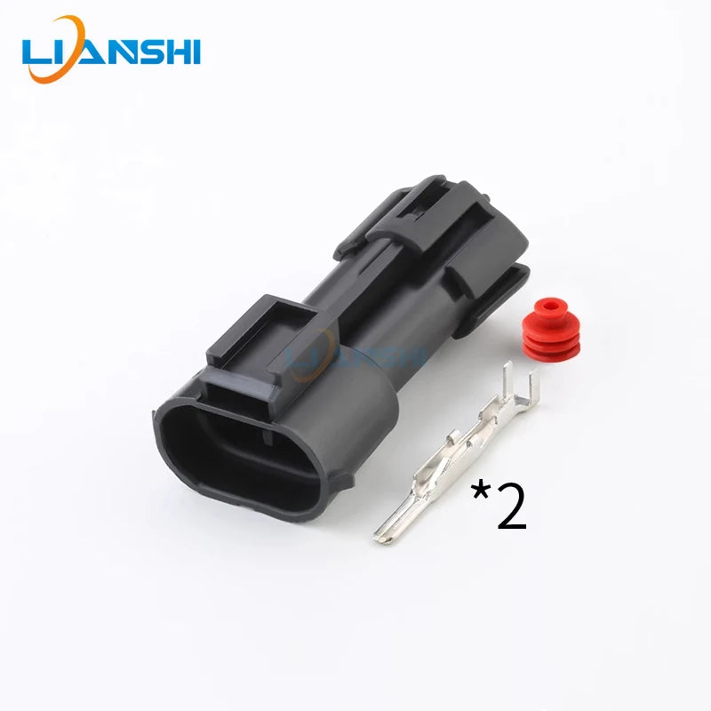 MG652520-2 Automotive waterproof connector H11/H8/881 headlight fog lamp 2p male and female plug with terminal 12065279