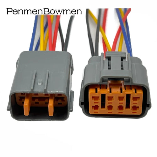 1 Set 8 Pin Auto Electrical Cable Connector Waterproof Female Male Wire Harness Plug 6195-0054 6195-0051 For Mazda Nissan Toyota