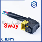 8 Pin Auto waterproof connector truck Urea exhaust nozzle plug 1-1418479-1 1670364-1 1670067-1 A061G329 5506453 For Cummins GTL