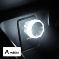 Car Cigarette Lighter USB Atmosphere Light LED Mini Colorful Night Light Wiring-Free Interior Lighting Supplies Accessories New