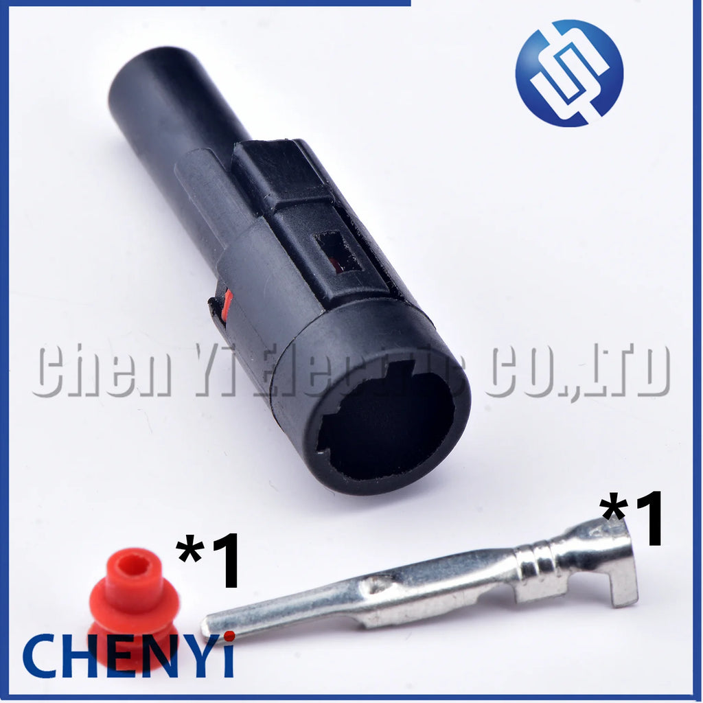 5 sets 1 Pin Automotive waterproof connector male or female Electrical Wiring Harness Plug FW-C-1M-B FW-C-1F-B