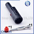 5 sets 1 Pin Automotive waterproof connector male or female Electrical Wiring Harness Plug FW-C-1M-B FW-C-1F-B