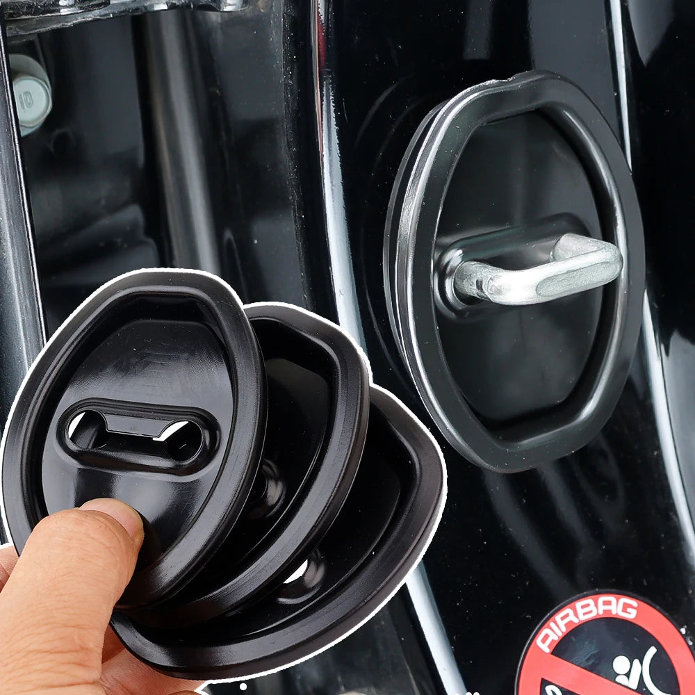 Universal Car Door Closing Shockproof Silicone Cushion Mute Shock Absorber Protective Covers Car Door Latch Accessories 8/1pcs