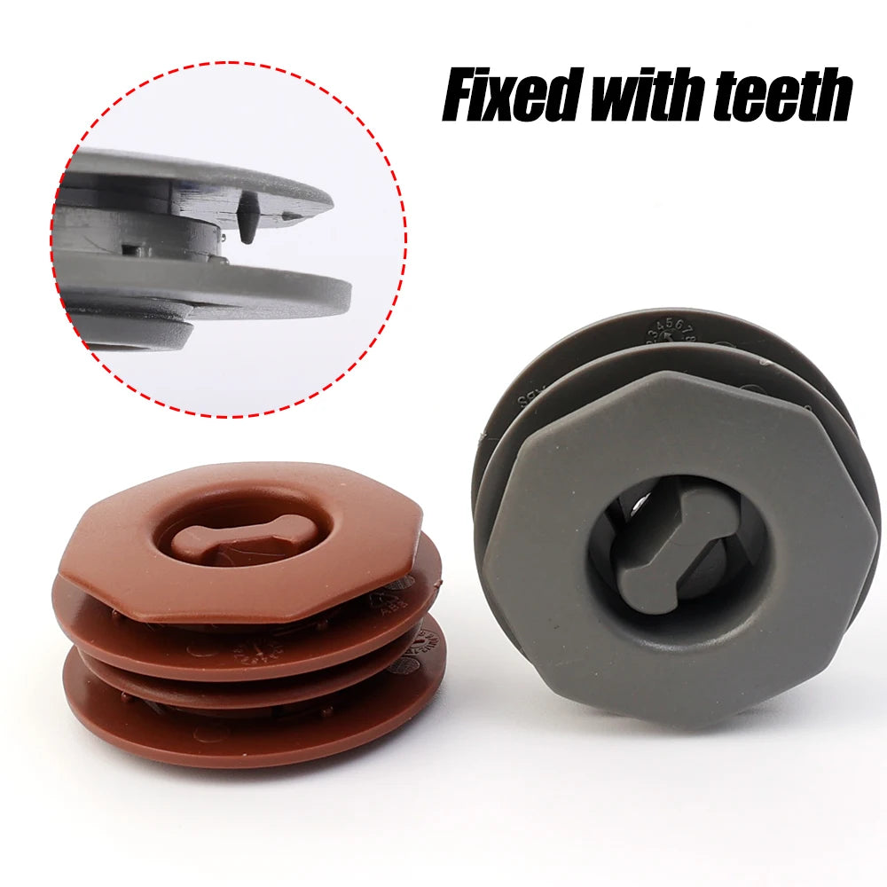 Car Floor Mat Clips Holder Grip Carpet Fixing Clamp Buckle Double Layer fFoot Pad Rotary Fastener Anti Skid Retainer Resistant