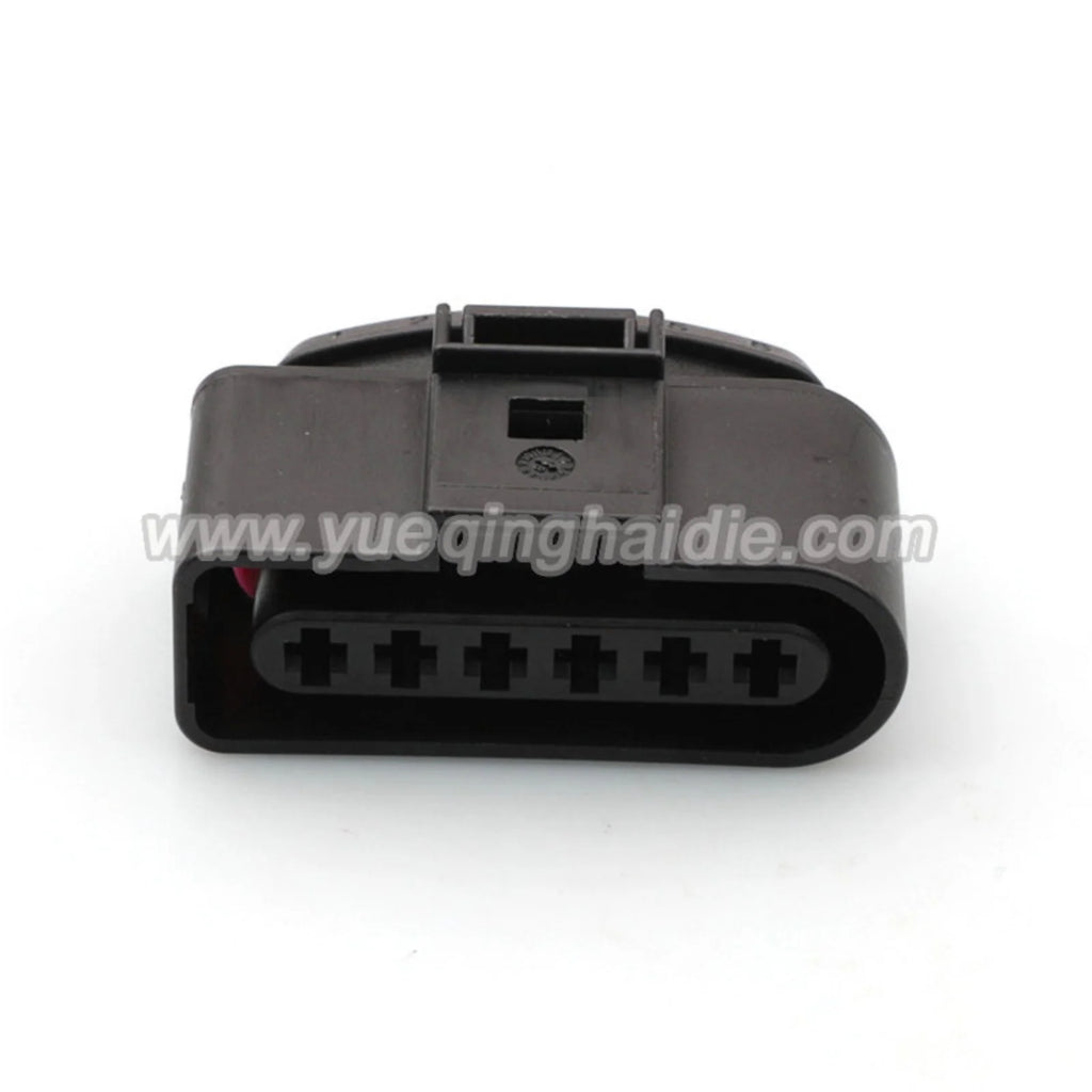 6 Pin 3.5mm female waterproof cable electrical pump connector ignition coil wire harness plug For VW Audi 1J0973726