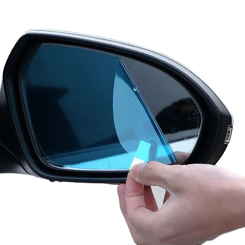 2pcs Car Rearview Mirror Film Sticker Side Window Rainproof Clear Film Anti-Fog Waterproof Protective Films for Car Motorcycle