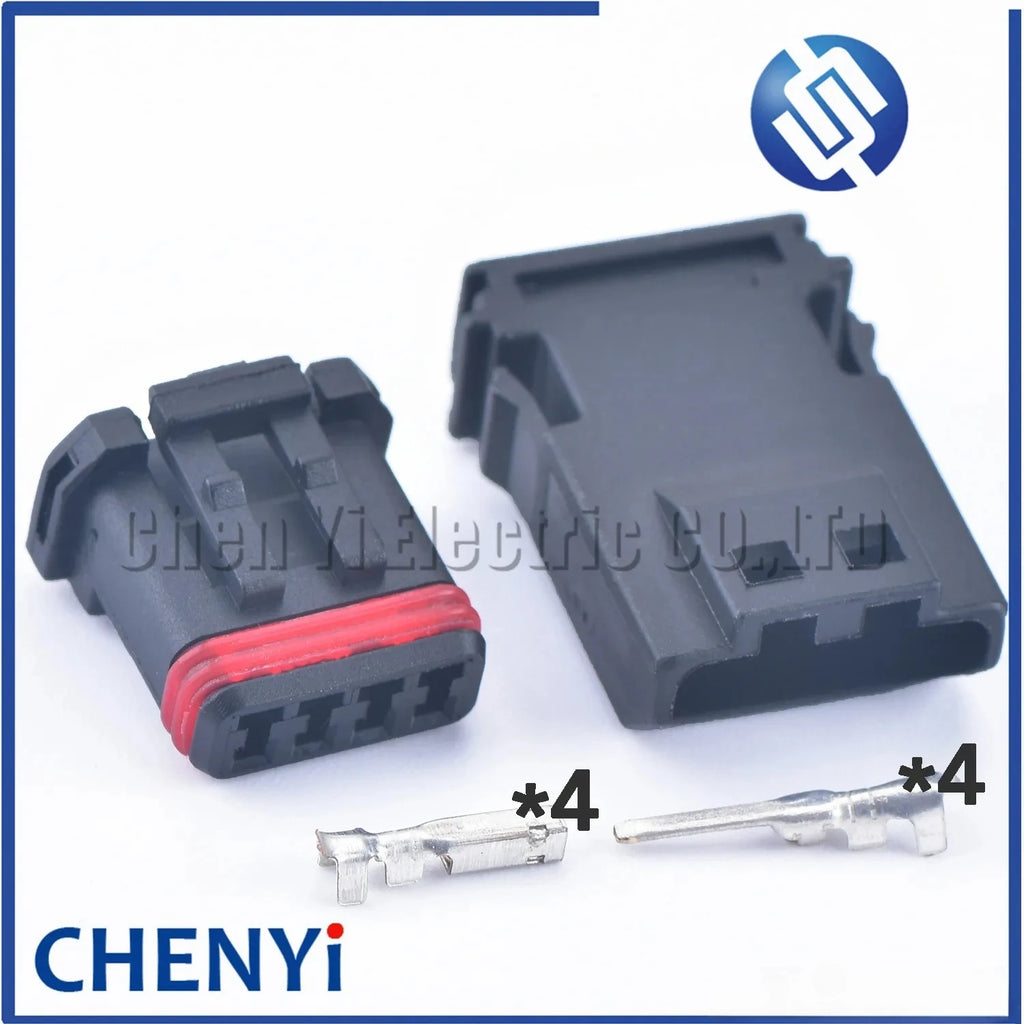 4 Pin Female or male Auto Waterproof Connector Car Rearview Mirror Heating Wire Harness plug Socket MX19004S51 MX19004P51