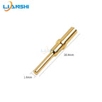 10pcs 0462-201-1631DT type connector male and female terminals gold-plated machined pin spring 0460-202-1631