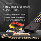 AMP 5-PIN Waterproof 1.8mm Male Female Connectors Plug Wire 18 AWG Harness For Car Motorcycle 282107-1 282089-1