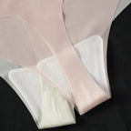 Transparent Thong Panties Women Ultra-thin Sense Sexy Female Seamless Low-waist Solid Color G-string Quick Drying Underwear amag
