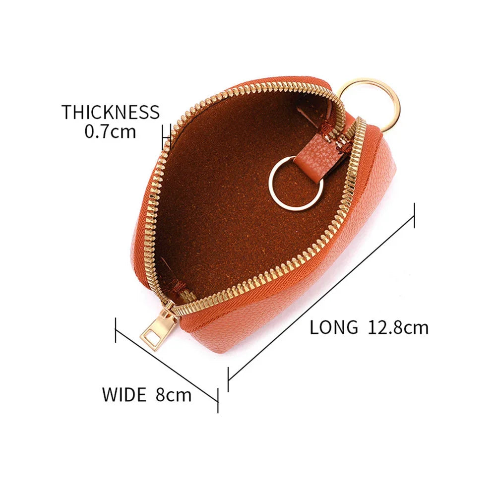 Car Leather Key Holder Minimalist Keychain Case Wallet Key Storage Case Protector Large-capacity Multifunctional Key Pouch Amagi