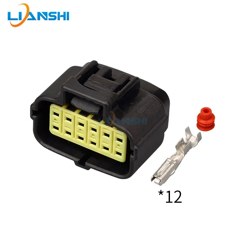 12-hole waterproof connector 174661-2 Connector 174663-2 Car headlights male bus harness plug DJ71216Y-1.8-11/21