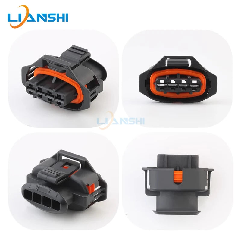 1928403453 1928404627 For automotive air conditioning wiring harness plug oxygen sensor 4-hole male and female connectors with t