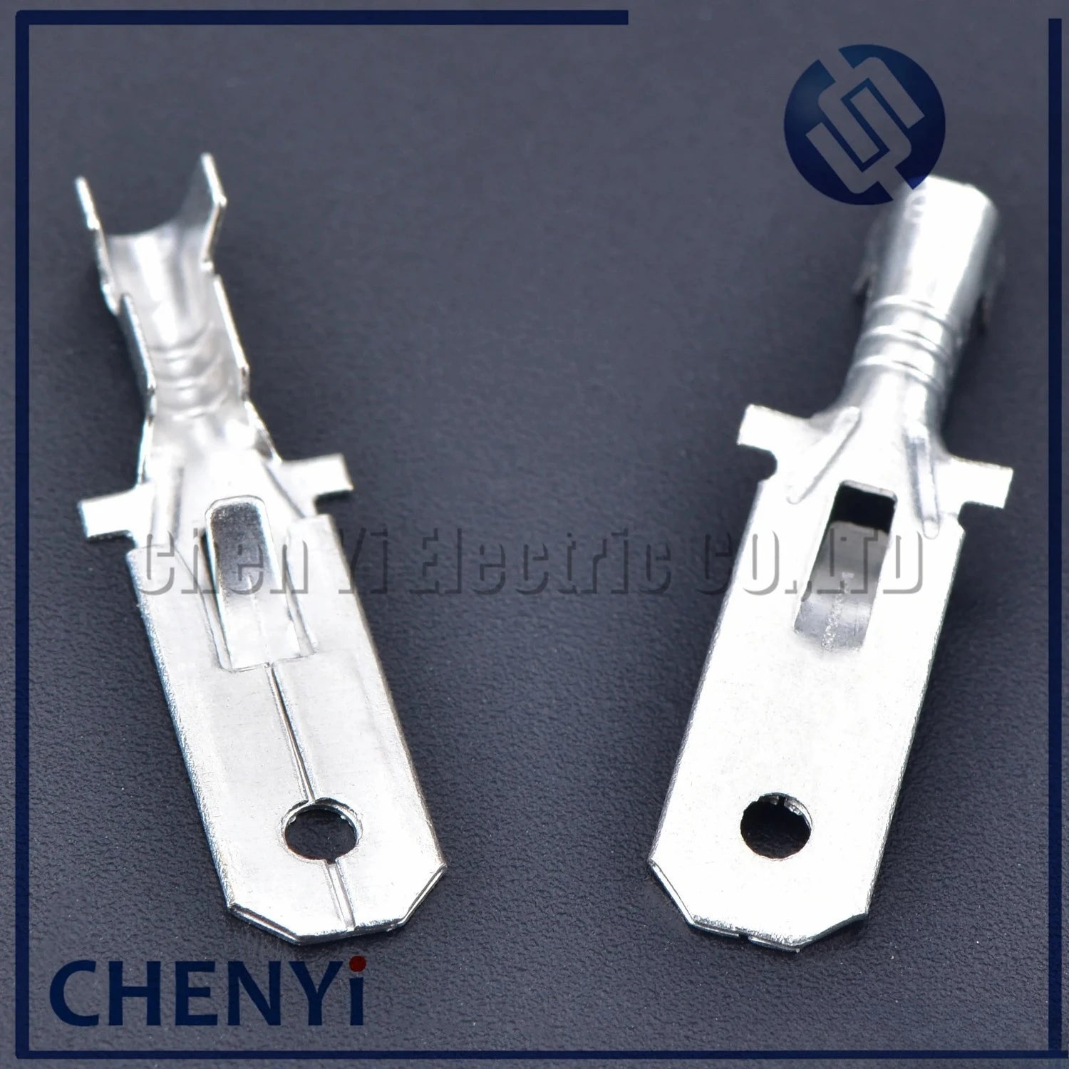 50 pcs 6.3mm Automotive Crimp Terminal Male Spade Connector Brass Pins Auto Splice Wire Terminals DJ611-6.3A G194