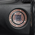 Car Bling One-Click Start Stop Engine Ignition Ring Sticker Crystal Rhinestone Circle Decor Accessories amagi