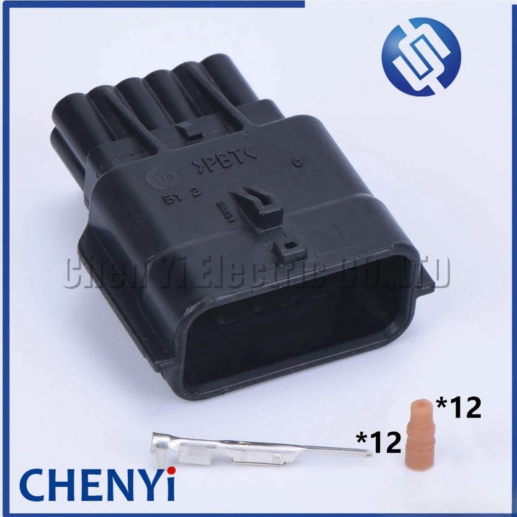 12 Pin 7282-8854-30 7283-8854-30 male or female Automotive Air Flow Meter Plug Waterproof Sealed Cable Socket For Nissan
