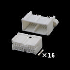 Automotive speed sensor PCB connector board end pin 16-hole plug seat rubber shell sheath with terminal DJ7165-0.6-10/21