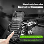 For iPhone 15 14 13, Gravity Suction Cup Dashboard Car Phone Holder, Car Mobile Support Smartphone Mount amagi