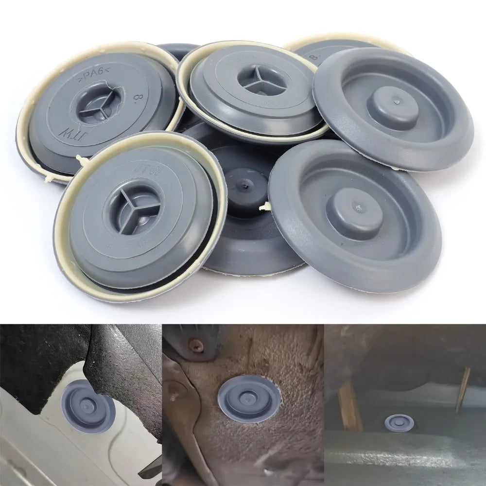 Floor Pan Blanking Plug Plastic Chassis Hole Cover Waterproof Dustproof Car Trunk Stopper Underbody Sealing Grommet Retainer Kit