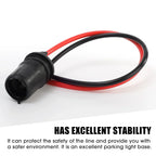 DC12V T10 W5W 147 Socket Marker Instrument Lights Holder Connector Wire Bulb Soft Rubber Harness Replacement Car Accessories