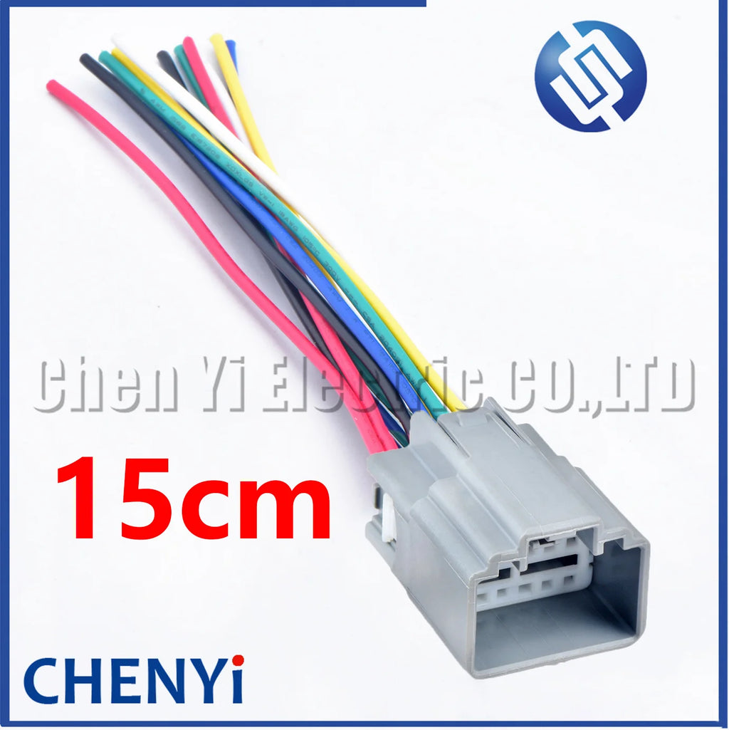 12 Pin Automotive connector Keyless start module Wire harness plug 7283-3442-40 7282-3442-40 For Ford Nissan Volvo BLIS