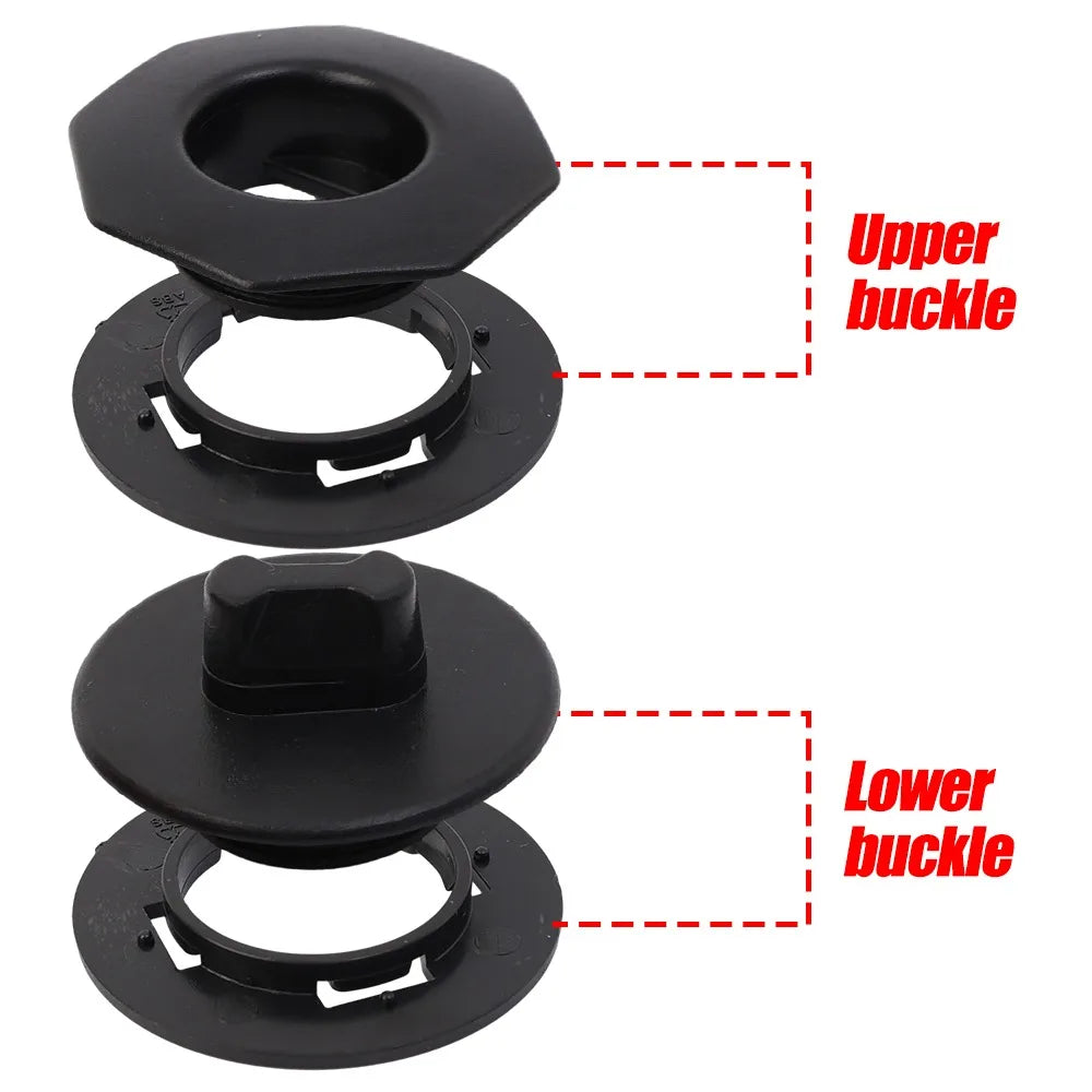 Detachable Car Mat Fixing Buckle Double Layer Carpet Clips Anti Slip Floor Liner Holder Auto Fastener Clamp Retention Holder