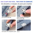 Invisible Leg Shortening Clip, Non-Slip Pants Edge Clip, Quick Fix Hem Clip, Hidden Pants Adjuster, Sewing Accessories Amagi