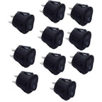 10PCS 12V Round Rocker Switch ON/OFF 2 Pin SPST Camper Van Caravan Motorhome For Car Auto Boat Household Appliances