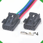4-pin auto connector automotive connectorsrearview mirror adjustment background