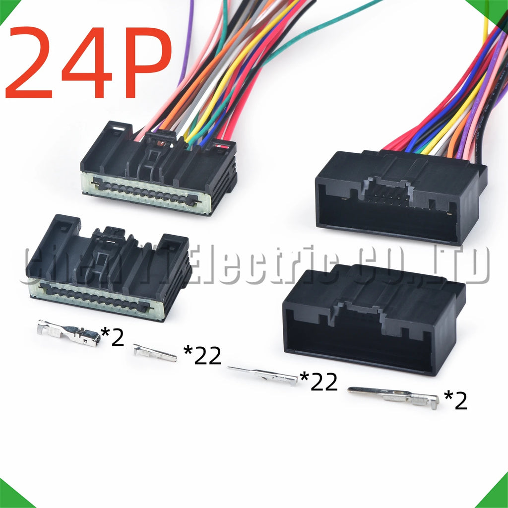 24-pin auto connector connector automotive connectors player harness ford