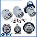 7 Pin Auto Connector Headlight Lamp Assembly Fog lamp plug 6189-0127 6188-0067 90980-10931 For Toyota Camry Lexus Mazda Honda