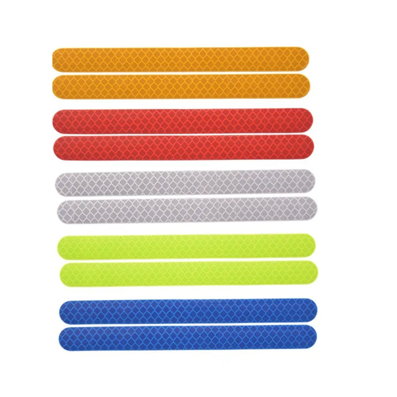 Car Rearview Mirror Reflector Stickers Universal Warning Anti-collision Reflective Strips Auto Exterior Accessories Reflex Tape