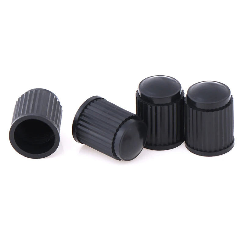 1 Set Tire Valve Service Kit 4 Valve Cores 4 Valve Caps 1 Valve Stem Screwdriver Tire Repair Tool for Car Motorcycle Bus Truck