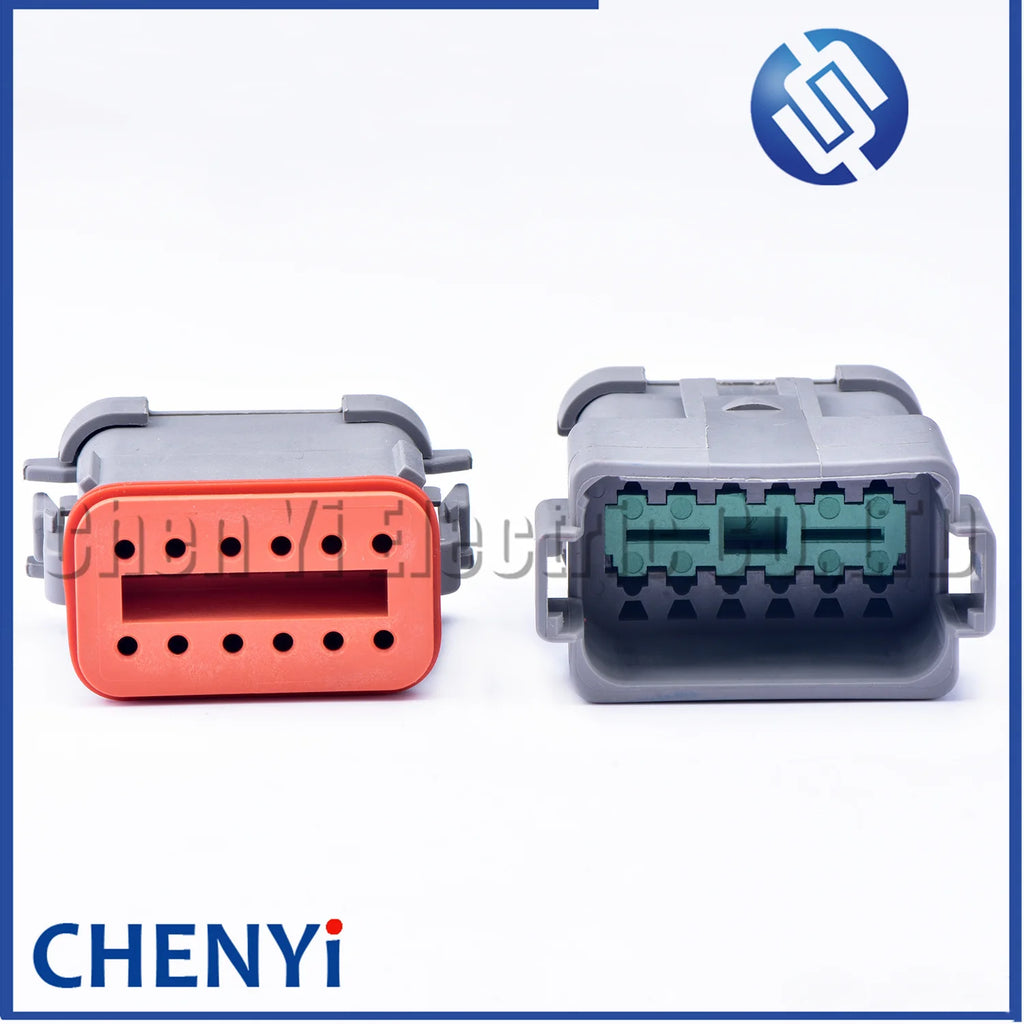 12 Pin Auto waterproof connector Plug DT06-12SA-E003 DT04-12PA-E003 DT06-12S DT04-12P DT06-12SA DT04-12PA For Deutsch