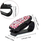 Woman Car Glasses Case Auto Sun Visor Glasses Holder Sunglasses Clip Card Ticket Holder Pen Case Clip Box Accessories For Toyota