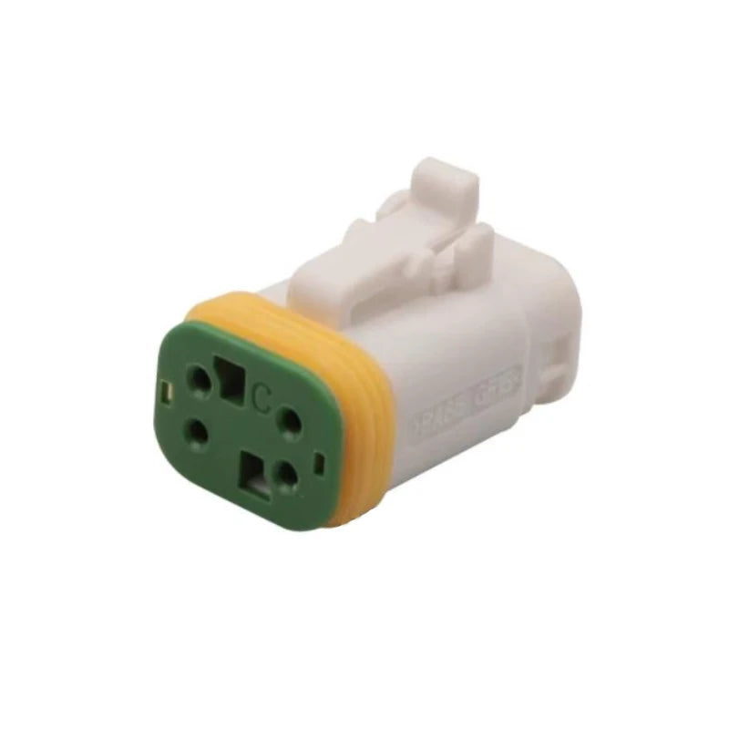 The 4-hole rubber shell is suitable for the excavator wiring harness connector with terminal DJ7049-1.6-21