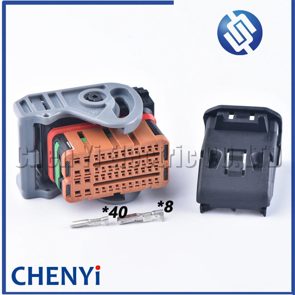 48 Pin/way Engine computer board plug ECU connector With Terminals For Ford Focus Mondeo Peugeot 301 307 308 408 Citroen Nissan