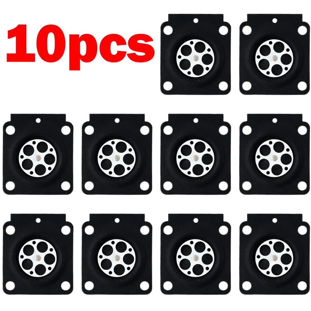 10PCS Carburetor  Metering Diaphragm  For 4314 121 4700 For Zama  A015053 C1Q  Carb Carburetor  Membrane Pads