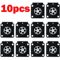 10PCS Carburetor  Metering Diaphragm  For 4314 121 4700 For Zama  A015053 C1Q  Carb Carburetor  Membrane Pads