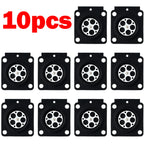 10PCS Carburetor  Metering Diaphragm  For 4314 121 4700 For Zama  A015053 C1Q  Carb Carburetor  Membrane Pads