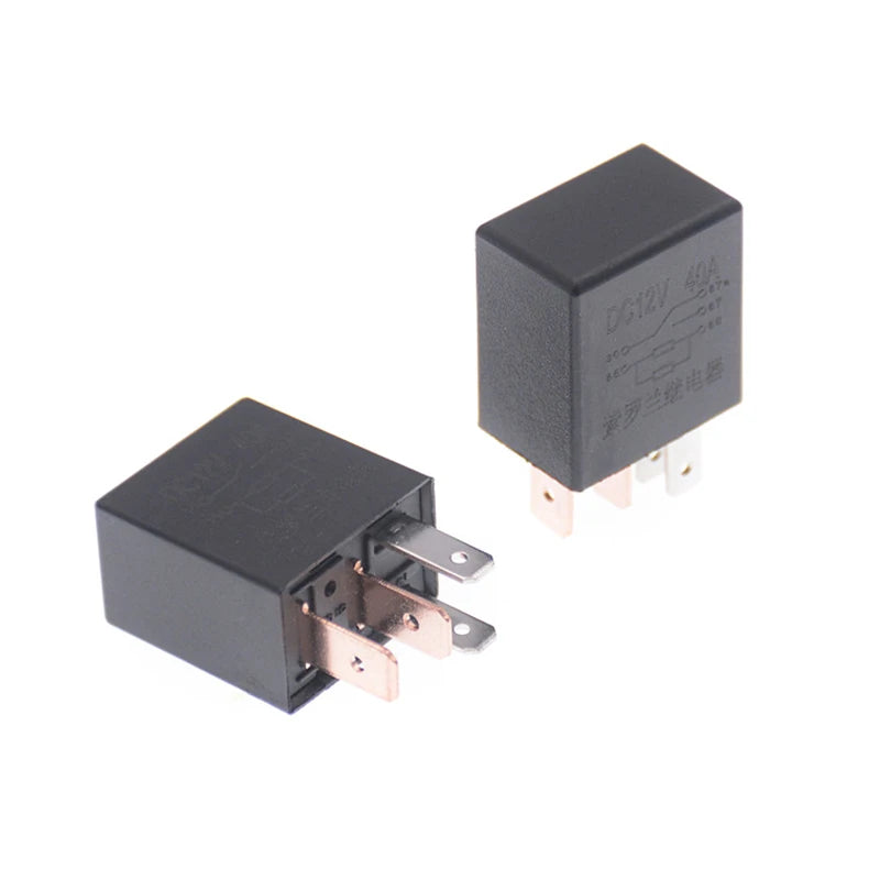 DC 12V 40A Rated Current 1NO 1NC SPDT 4/5 Pins Car Automotive Alarm Relay 40 Amp