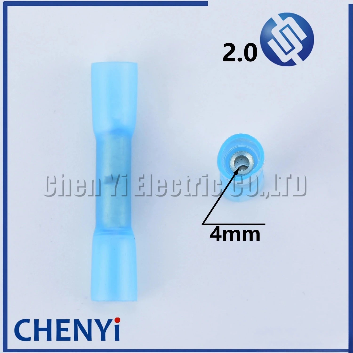 Heat shrinkable waterproof middle terminal wire joint connector  insulated cold pressed terminal For BHT0.5/1.25/2.0/5.5
