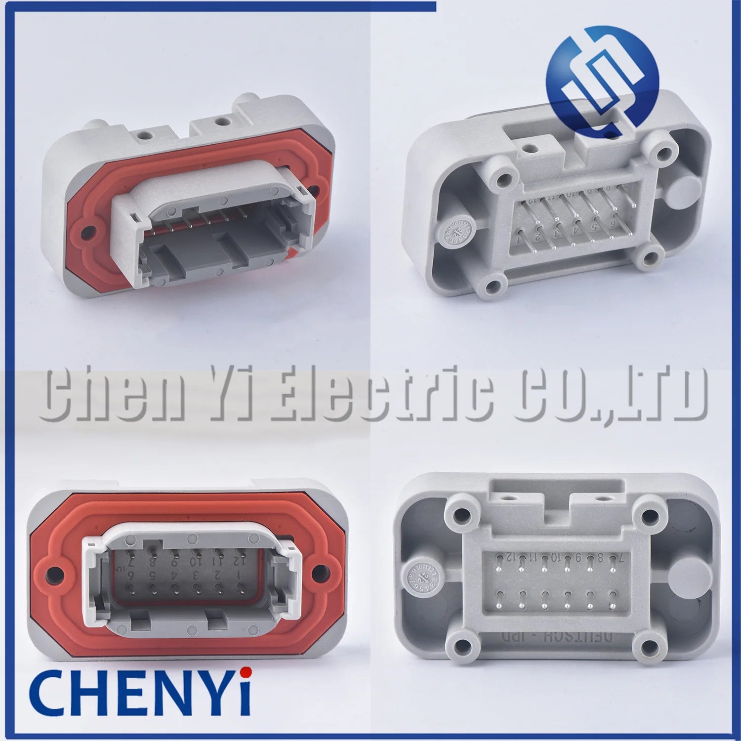 12 Pin DTM Connector DTM15-12PA DTM13-12PA PBC Straight Needle bender Seat DTM06-12SA DTM04-12PA DTM15-12PA-G003 For Deutsch