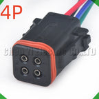 4-Pin Auto Connector Automotive Connectors light harness 132004-001 fog light