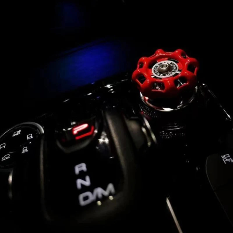 Car Rotary Knob Decor Metal Valve Handwheel Automotive Accessories Interior For Control Knob Gear Shift Knob Button Sticker