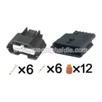 6 Pin Connector 0.6mm Male Female Connector Auto Wire Harness Cable Socket for Nissan 7283-8850-30 7282-8850-30 350Z R35 GT-R V3