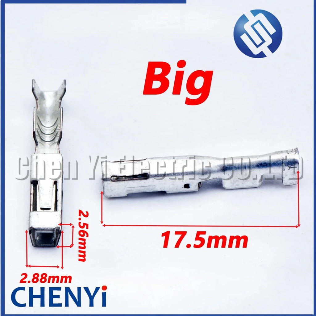 20 Pcs Car Crimp Terminal Spade Connector Copper Pins Auto Female Splice 638551-1 638551-3 638652-1 638652-2 For plug