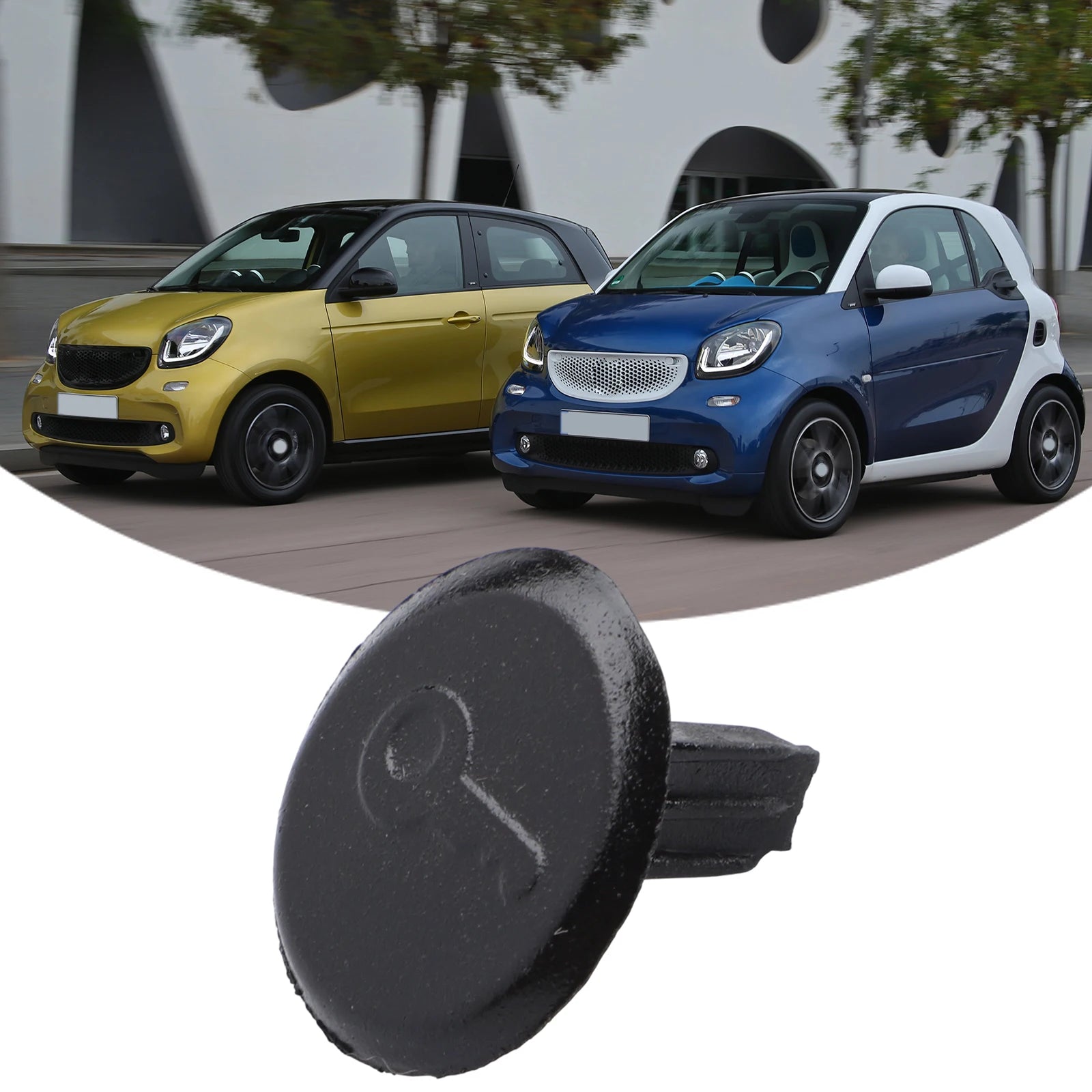 For Smart For Fortwo 453 Car Door Handle Lock Key Cover A4537230008 4537230008 Car Exterior Parts Accessories