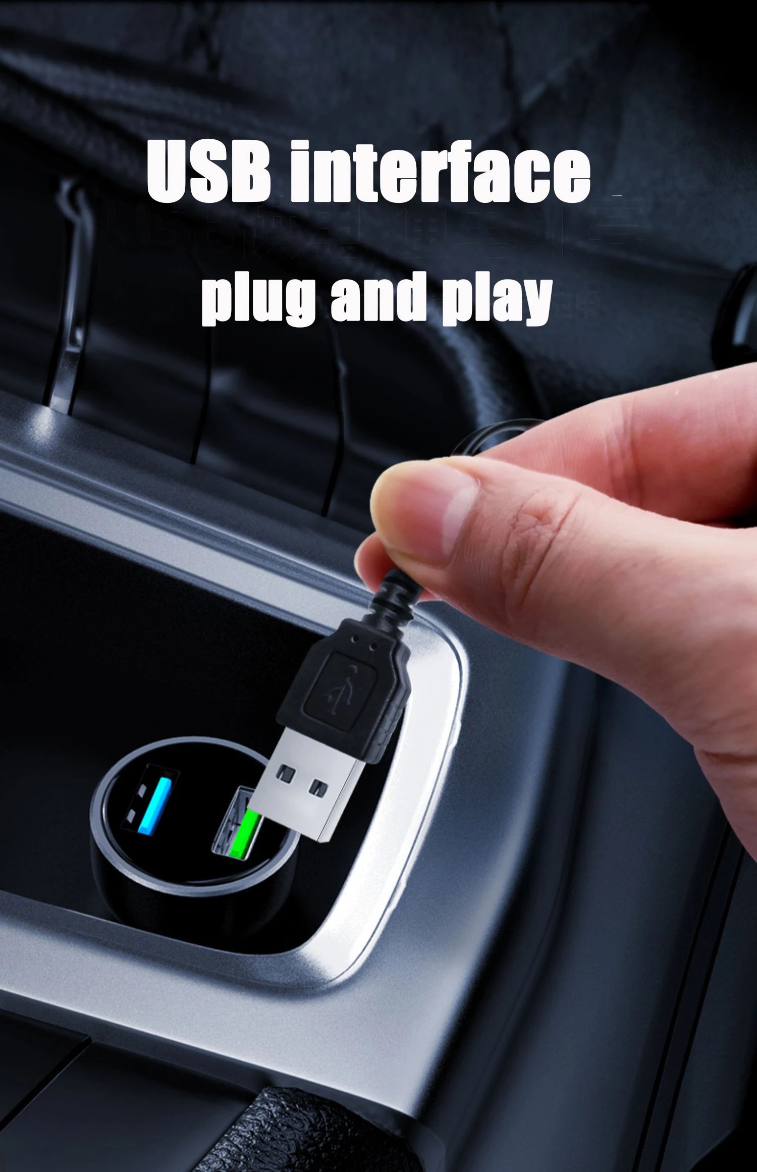 1M/3M/5M USB LED Ambient Light For Car LED Panel Dashboard Neon Strip Interior Decorations Atmosphere EL Light Line Tube With